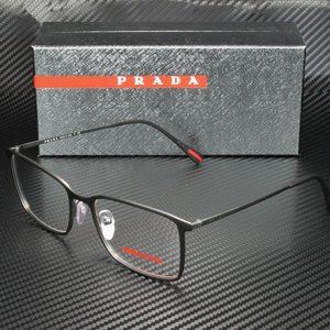 Prada Men's Black Gunmetal Eyeglasses!